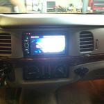 Kenwood touchscreen dvd indash in a Chevy Impala 