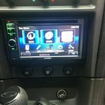 Kenwood touchscreen DVD system installed in Ford Mustang Cobra