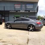 Honda Accord Coupe with 20" Vossen CV3 wheels